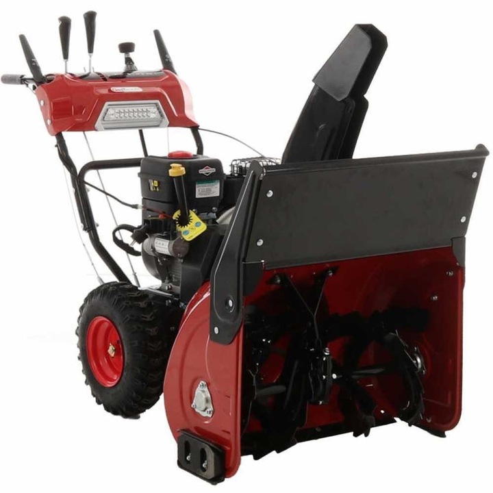 Freza de zapada GeoTech STP971 WEBS, Briggs&Stratton, 9CP, 8 viteze, Led, Manere incalzite, 71 cm