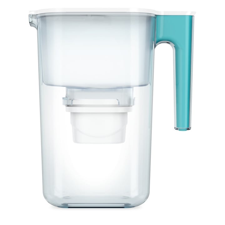 Cana filtranta de apa Aqua Optima Perfect Pour, 3.6 litri, turcoaz