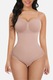 Body Modelator Cu Efect de Compresie DWP Fitness, Fara Cusaturi, Marimea XS-S, Culoare Nude