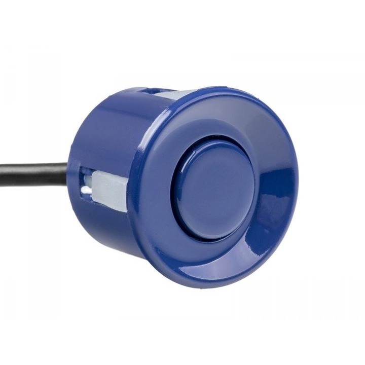 Set auto motoLEDy 4 senzori de parcare, sonerie, panou de control de 12 V - kit Albastru