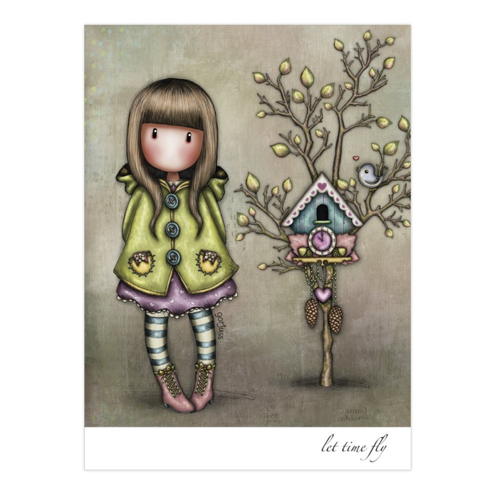 Felicitare Gorjuss Let Time Fly