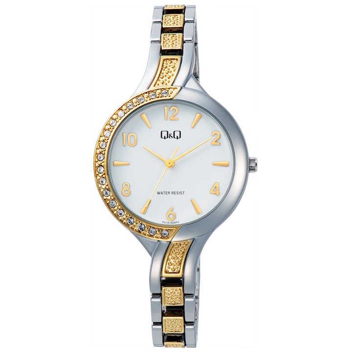 Q&Q F01A-003PY analóg női karóra