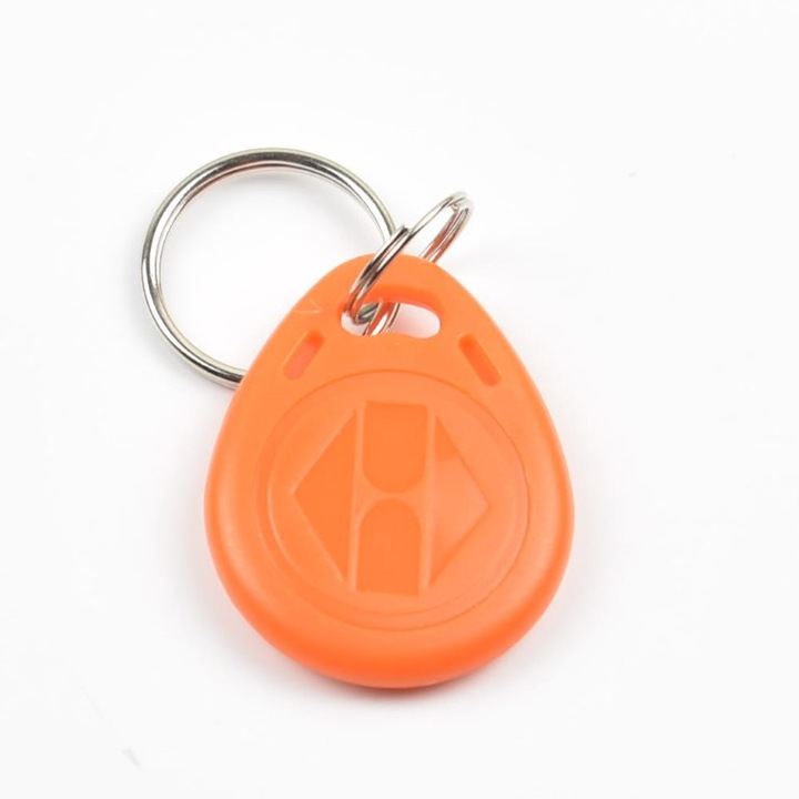 Tag de proximitate RFID cu cip 125KHz read only, Portocaliu