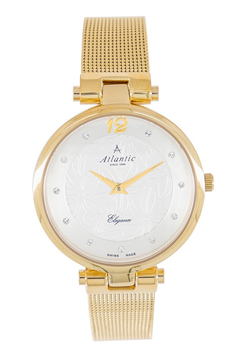 Atlantic, Rozsdamentes acél svájci karóra, aranysárga