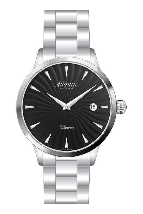 Atlantic, Часовник от неръждаема стомана, Сребрист