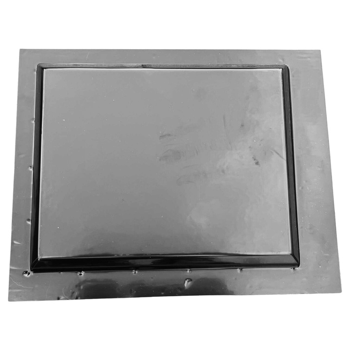 Matrita piatra decorativa travertin, model Regal v2 mic, plastic ABS, negru, 25x20cm