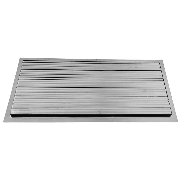 Matrita piatra decorativa travertin, model Linii, plastic ABS, negru, 50x20cm