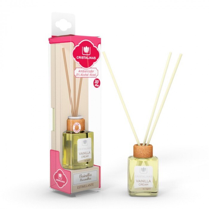 Odorizant camera 0% alcool Cristalinas, Vanilla Cream - stimulant, 18 ml