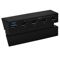 Usb hub DOBE pentru PlayStation PS4 x 4 porturi 2.0 si 1 port 3.0, negru