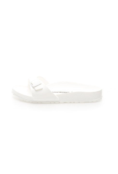 Birkenstock, Papuci albi Madrid 128183-WHITE