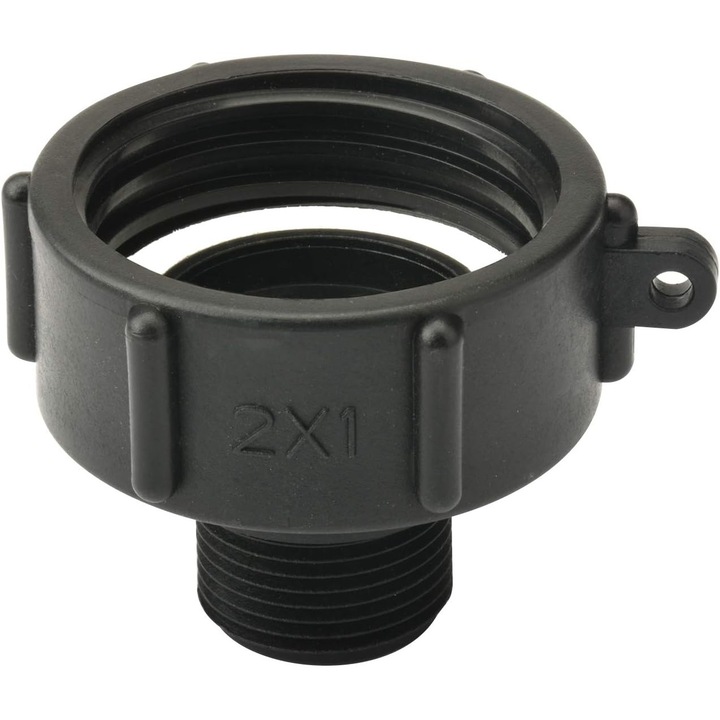 Adaptor IBC, QttvbTna, plastic, 26 mm, negru