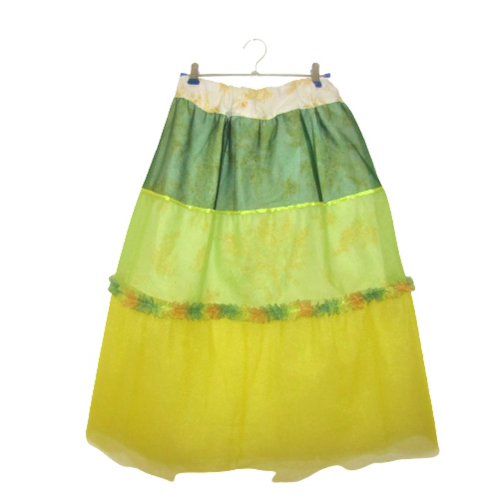 Fusta tulle lunga, multicolora, 17 ani