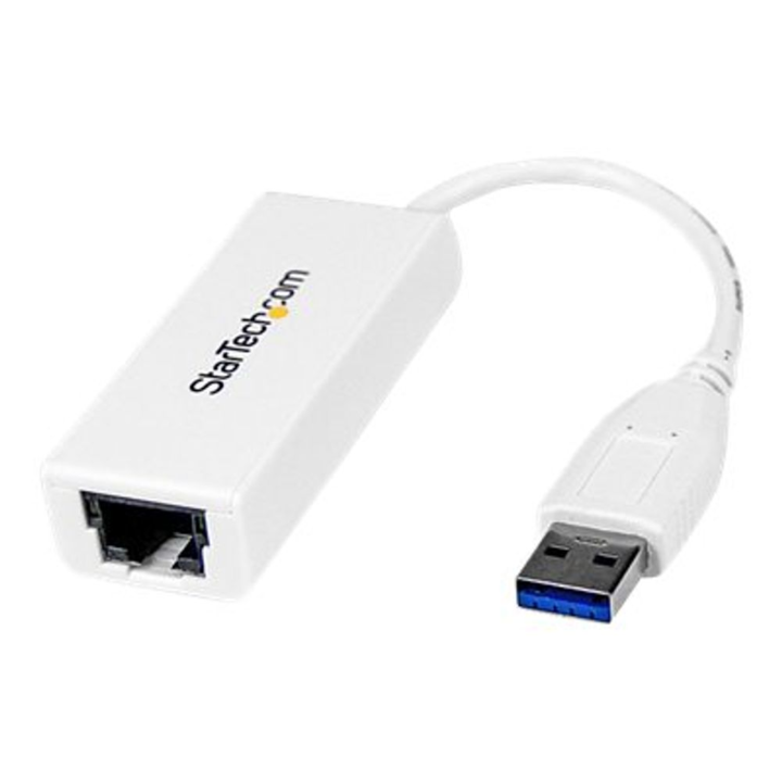 StarTech.com USB 3.0 към Gigabit Ethernet мрежов адаптер - 10/100/1000 NIC - USB към RJ45 LAN адаптер за PC лаптоп или MacBook (USB31000SW) - мрежов адаптер - USB 3.0 - Gigabit Ethernet