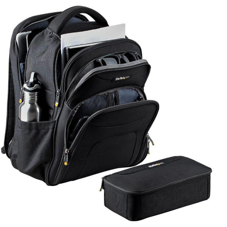 Rucsac laptop, StarTech, Nylon, 39.6 cm, (15.6"), Negru