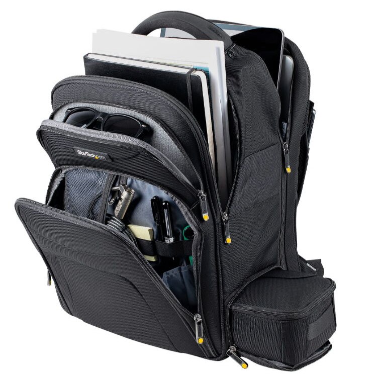 Rucsac laptop, StarTech, Nylon, 39.6 cm, (15.6"), Negru