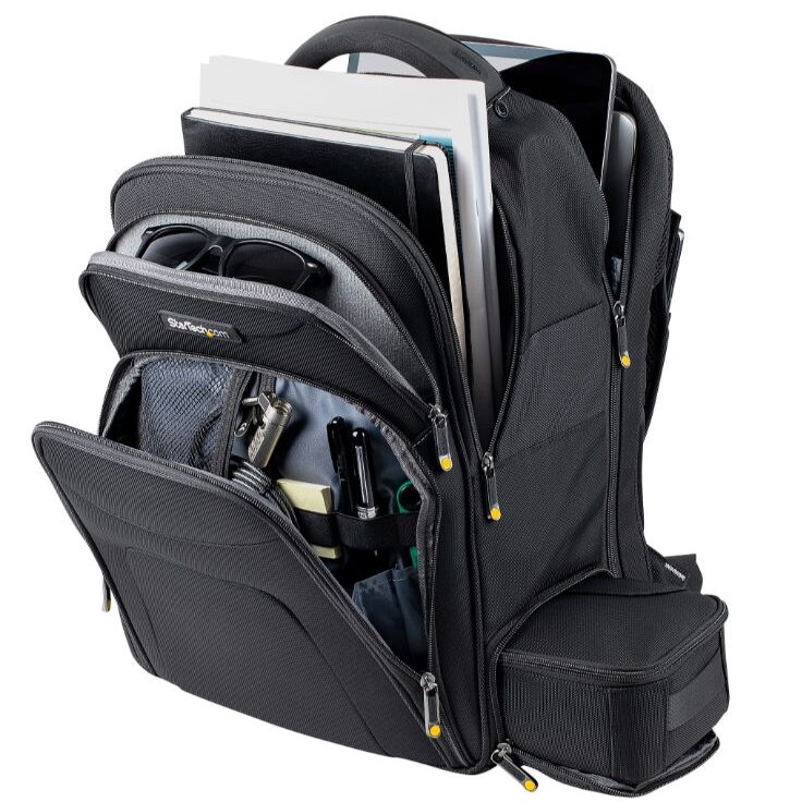 Rucsac laptop, StarTech, Nylon, 39.6 cm, (15.6"), Negru