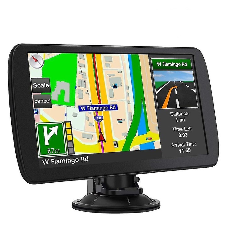Navigatie GPS pentru Camion, ADR, Camion HGV Rulota, Autocaravana, Autoturism, 9 inch, Harti europa
