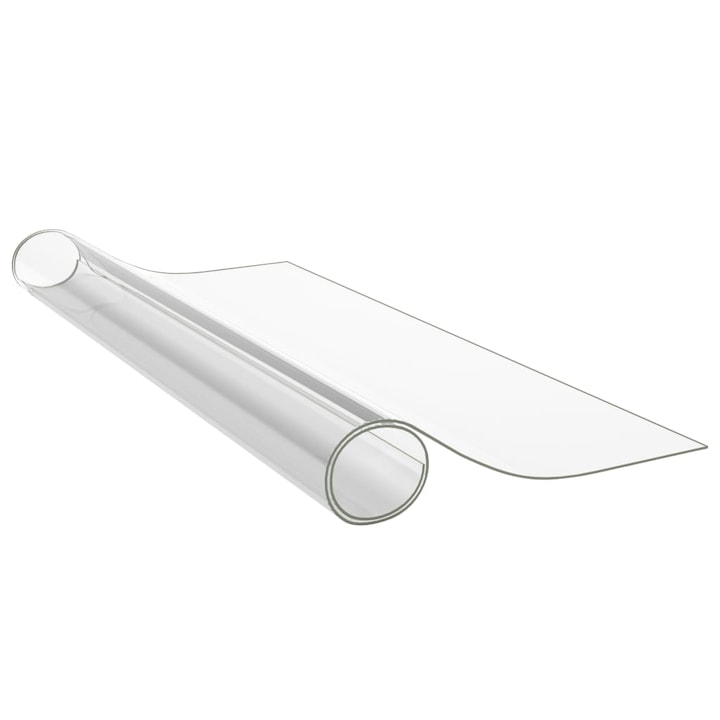 Protectie transparenta pentru blaturi de bucatrie, masa, birou, Zola®, policarbonat, 120 x 60 cm, grosime 1 mm, rezistenta la apa