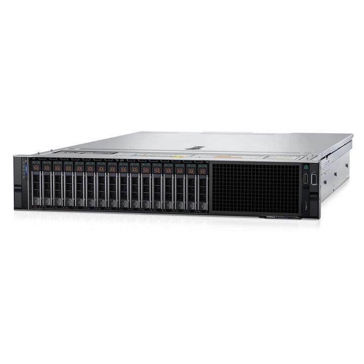 Сървър DELL PowerEdge R750, Rack 2U, 2 x Intel Xeon Gold 5320 26 C / 48 T, 2.2 GHz - 3.4 GHz, 39 MB кеш, 185 W, 64 GB DDR4 ECC, 2 x 480 GB SSD