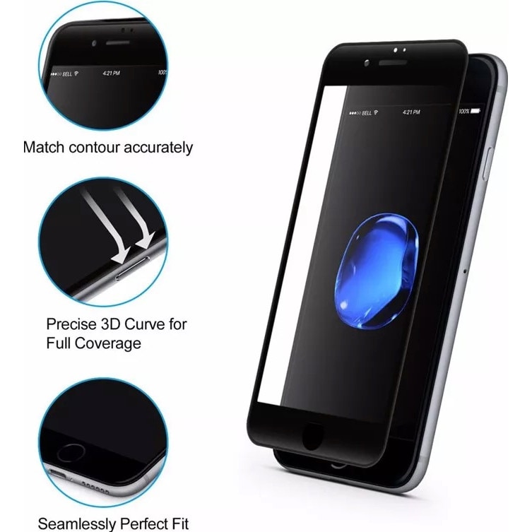 Folie Sticla Compatibila cu Huawei P30 LITE, Full Cover, Full Glue, Calitate Premium, Black