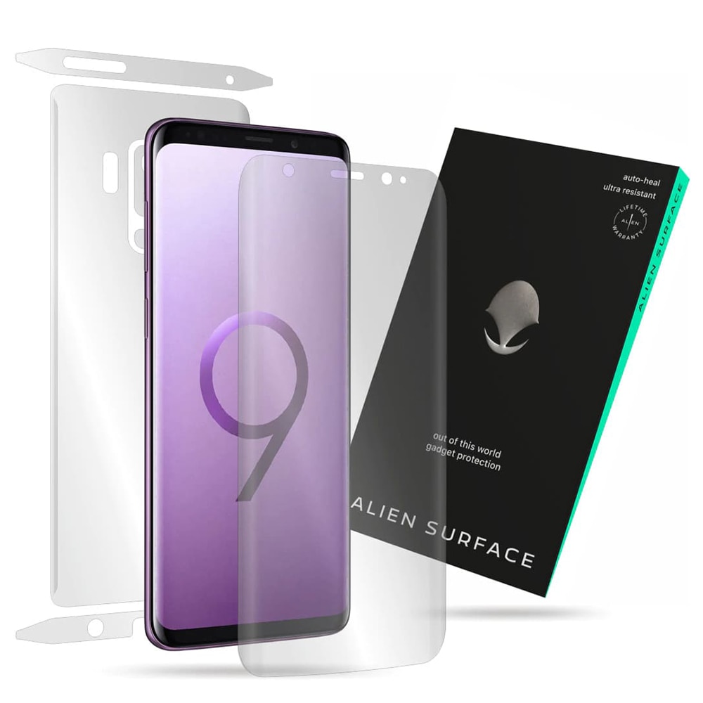 Unparalleled Morning exercises baggage Folie pentru Samsung Galaxy S9 Plus, Alien Surface Screen+Edges+Back,  Transparent - eMAG.ro
