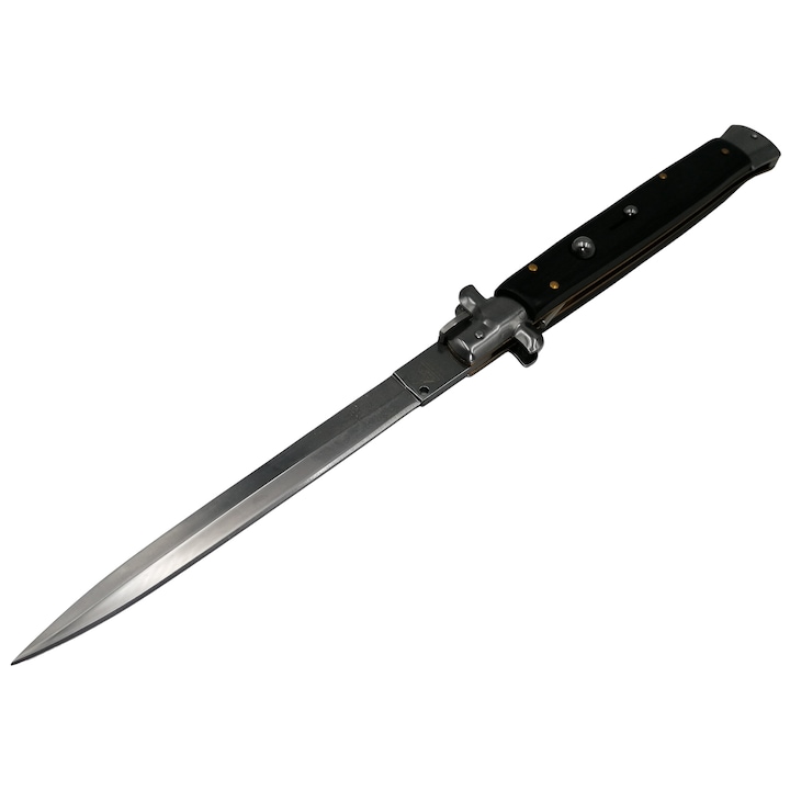 Briceag automat, Italian Blade, Stiletto, otel inoxidabil, 24.5 cm