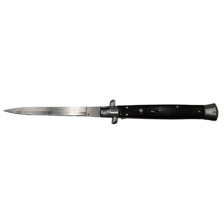 Briceag automat, Italian Blade, Stiletto, otel inoxidabil, 33 cm, husa inclusa