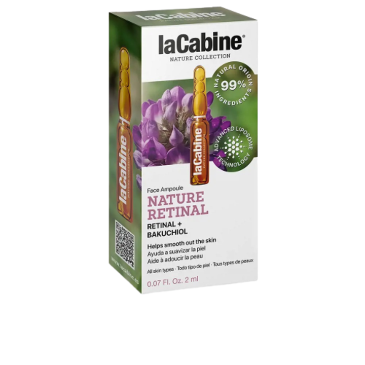 Ser facial imbogatit cu Retinol lipozomal si Bakuchiol, La Cabine, Nature Retinal, Femei, 2 ml