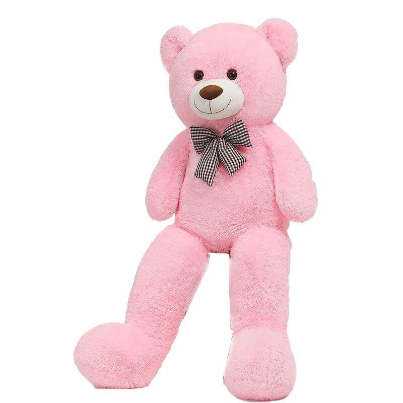 Ursulet de plus, moale si catifelat, 120 cm, roz - eMAG.ro