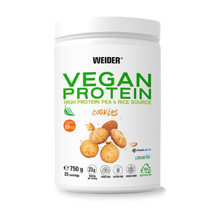 Proteina vegetala Weider Vegan Protein Cookies 750 g
