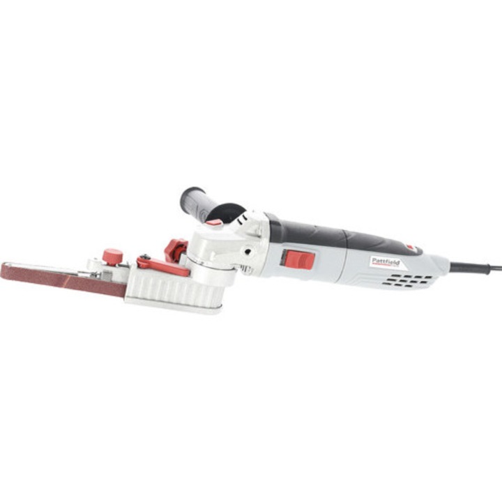Електрически лентов шлайф Pattfield PE-500PF 500W 15x454 mm, + 5 ножа