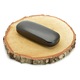 Toc pentru ochelari, Stylion, Piele naturala, 16.3 x 6.3 x 3.9 cm, Negru/Rosu