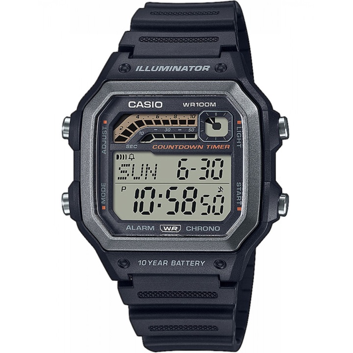 Мъжки часовник Casio Illuminator WS-1600H-1A