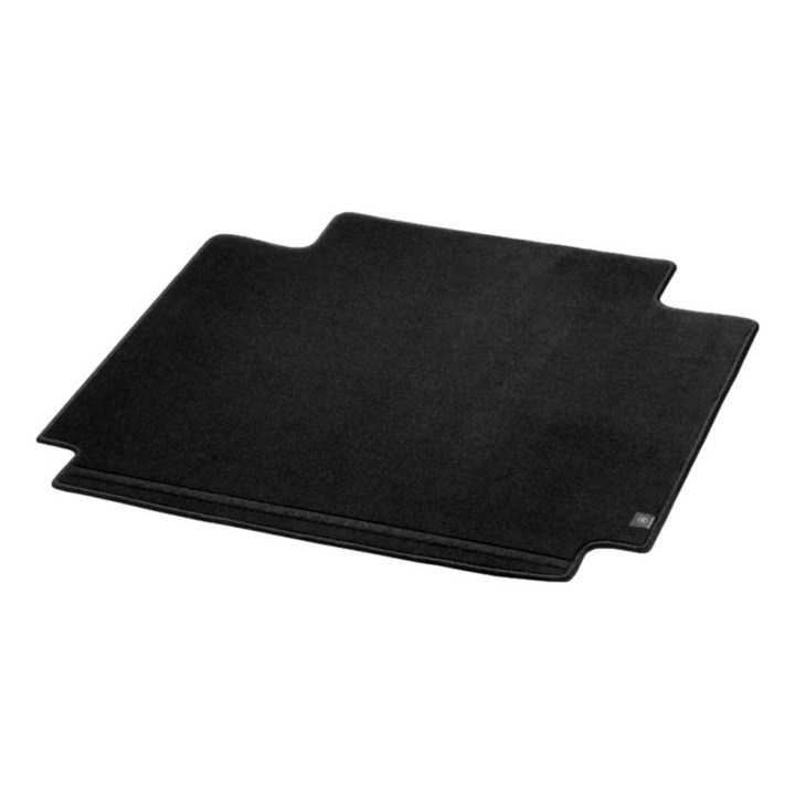 Csomagtartó szőnyeg bélés két oldalon, Mercedes-Benz, poliészter/gumi, fekete