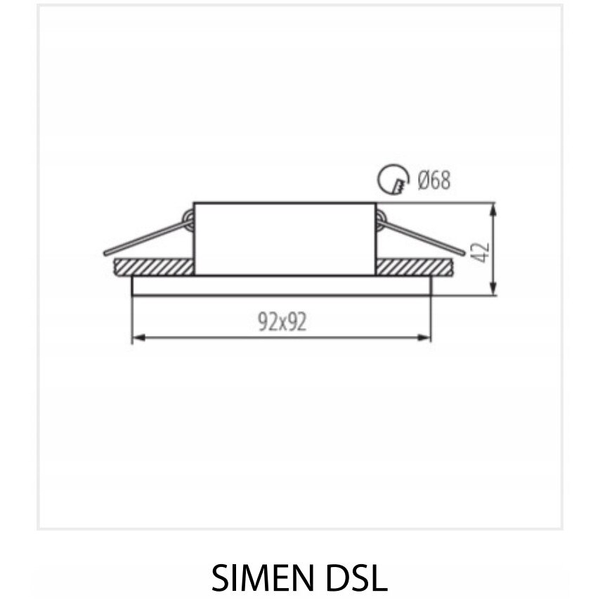 Plafoniera Kanlux Nikor DLP 75W – Luce Da Soffitto Di Qualità E Design Robusto
