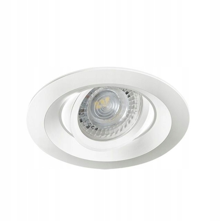 Spot cu iluminare halogen Colie, Kanlux, Aluminiu, 1 x GU10/MR16, 35W, 230V, IP20, 99 mm, Alb