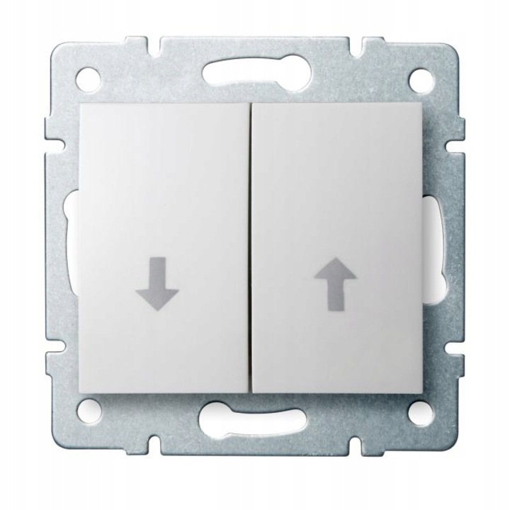 Intrerupator MOWION Logi, alb, 10A, 250V