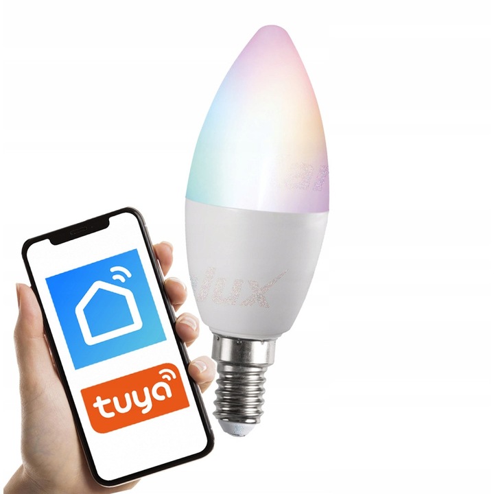 KANLUX SMART DOM LED КРУШКА 4.9W=40W E14 RGBCCT