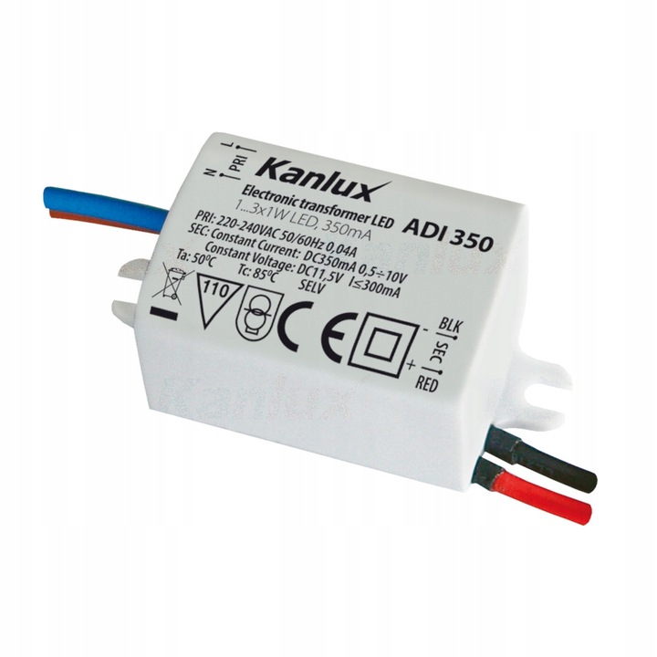 LED elektronikai tápegység 1-3W ADI 350MA 01440
