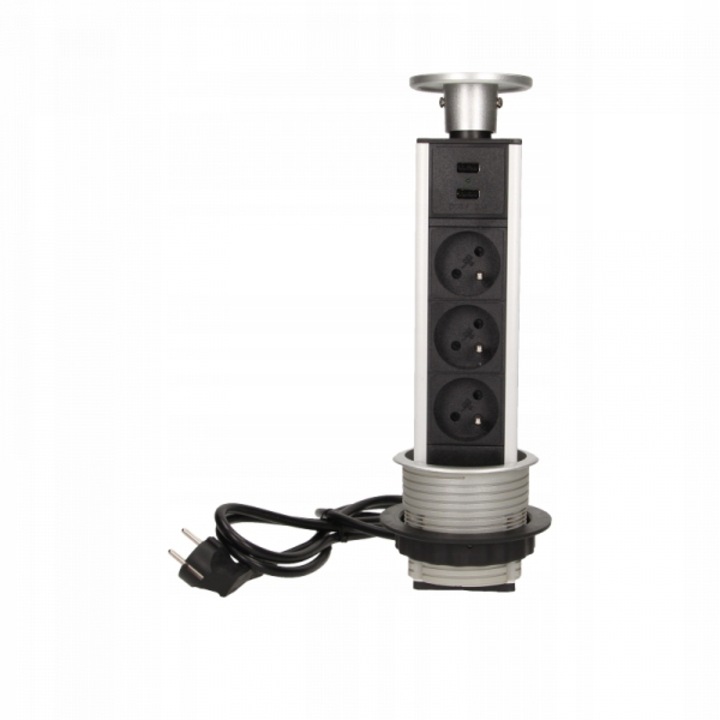 Priza incastrabila mobilier, USB