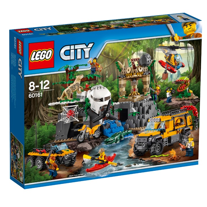 LEGO® City Amplasamentul de explorare din jungla 60161