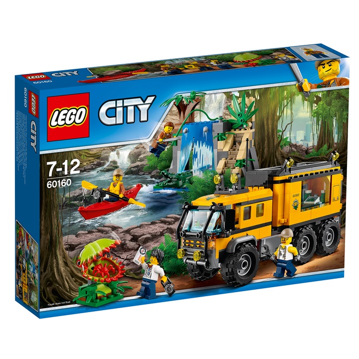 LEGO® City Мобилна лаборатория в джунглата 60160