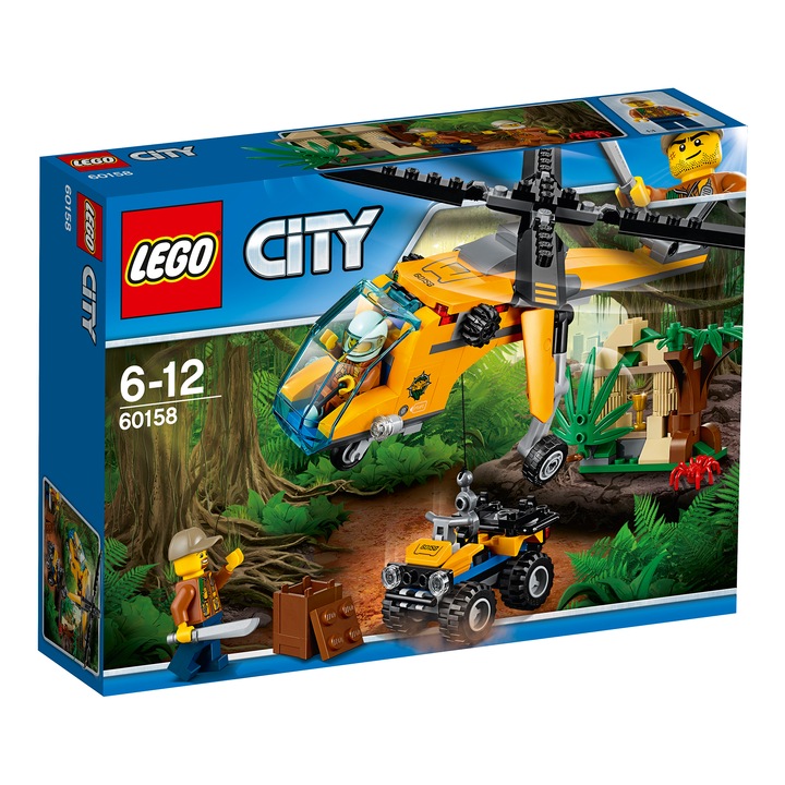 LEGO® City Товарен хеликоптер в джунглата 60158