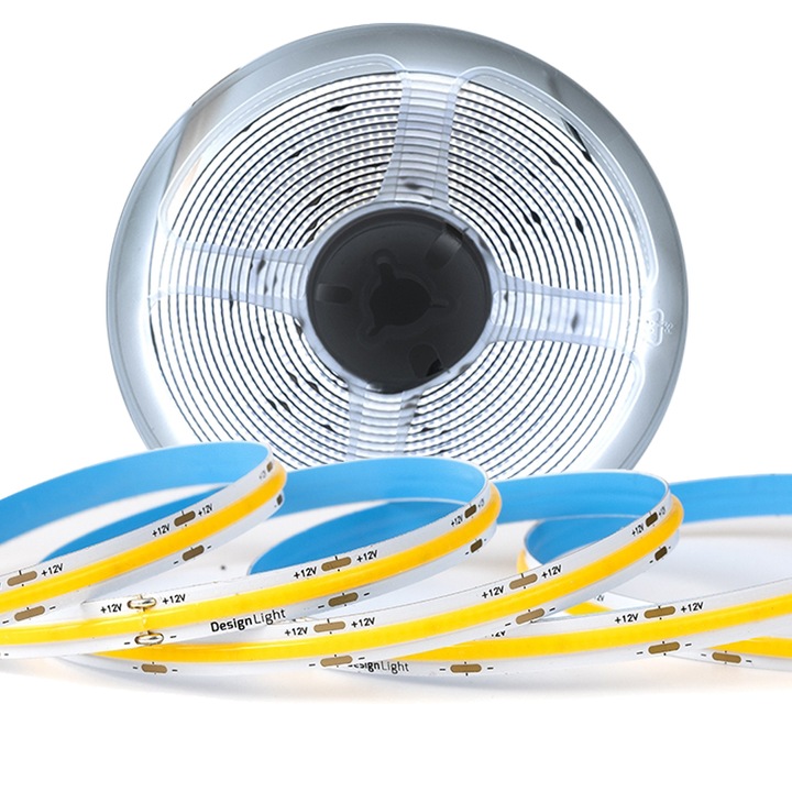 Лента LED Неон, COB, 12V, Неутрално бяло, 5м
