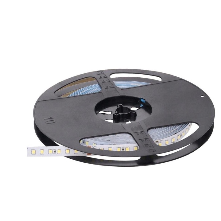 Banda LED, PRESCOT, 24V, 6500K, 1600lm, 10m, Negru