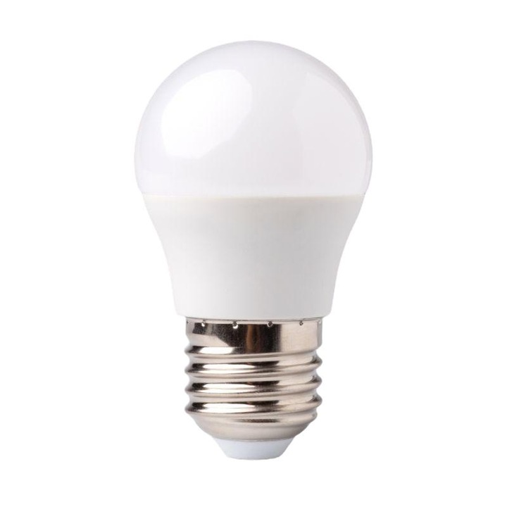 КОМПЛЕКТ 10 LED КРУШКИ, G45, E27, 5W, CW ECOLIGHT