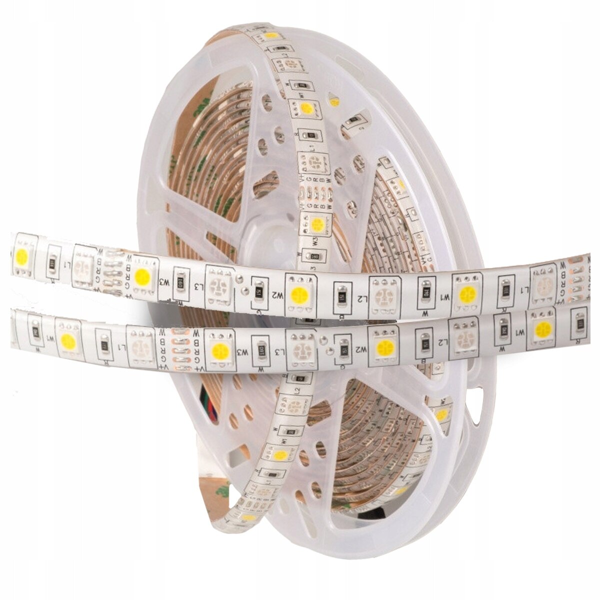 Banda Led Rgbw Alb 5m 12v 300smd Emag Ro