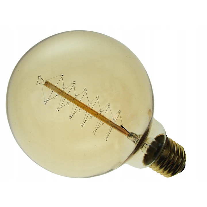 Bec decorativ din carbon Edison G95 40W