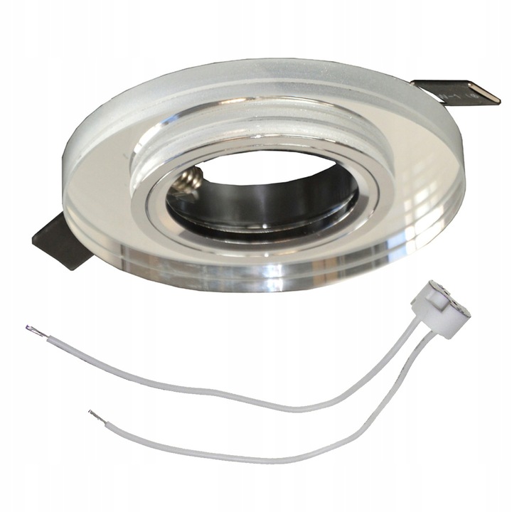 Corp de iluminat cu halogen incastrat din sticla, MR16