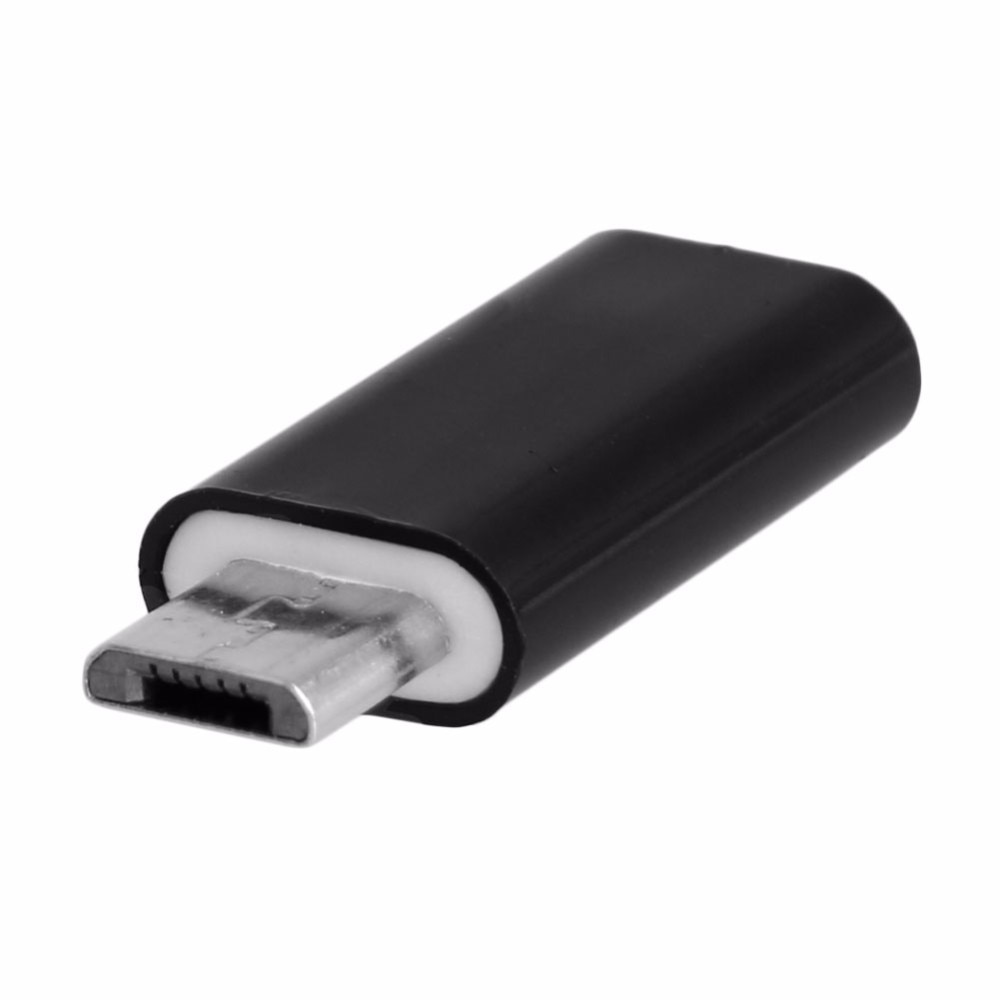 Преходник usb type c женски към micro usb мъжки черен - eMAG.bg